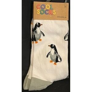 Cool Socks Penguin Design socks - Crew 8-12